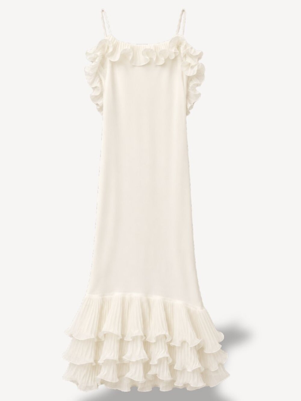 Delfi Collective Delina Ruffled Open-Back Maxi Dress